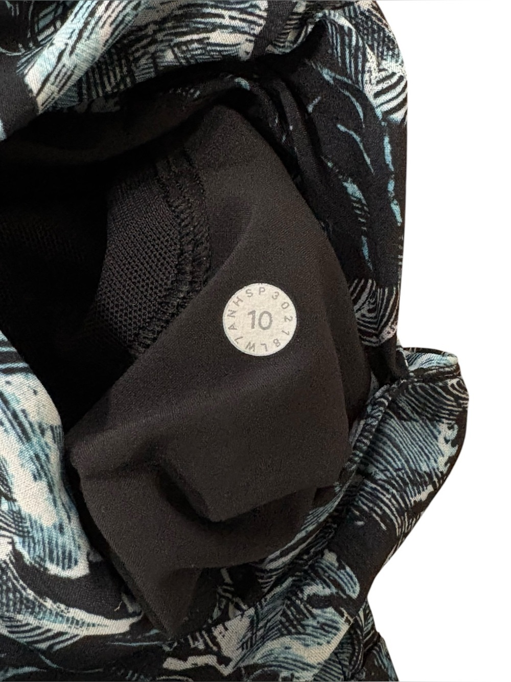 Lululemon Spring Breakaway Short 4-way Stretch 3" Eternal Wave Starlight Size 10 - Picture 5 of 7
